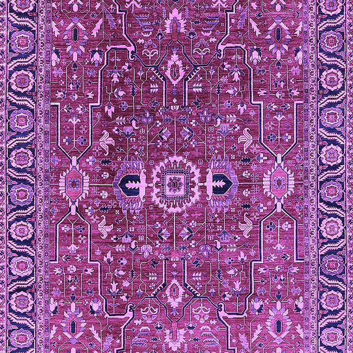 Oriental Purple Traditional Rug, urb1369pur