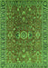 Oriental Green Traditional Rug, urb1369grn