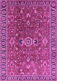Oriental Pink Traditional Rug, urb1369pnk