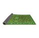 Sideview of Oriental Green Traditional Rug, urb1369grn