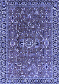 Oriental Blue Traditional Rug, urb1369blu