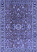 Oriental Blue Traditional Rug, urb1369blu