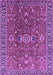 Machine Washable Oriental Purple Traditional Area Rugs, wshurb1369pur