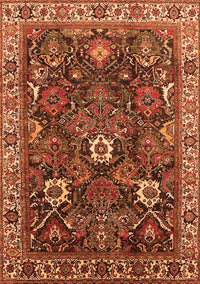 Oriental Orange Traditional Rug, urb1370org