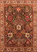 Oriental Orange Traditional Rug, urb1370org