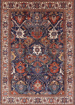 Mid-Century Modern Pink Oriental Rug, urb1370