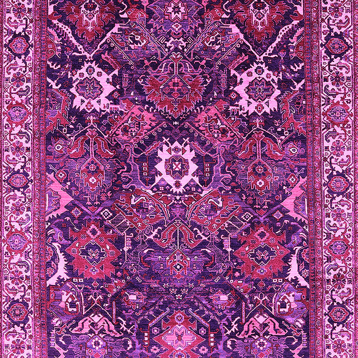 Oriental Pink Traditional Rug, urb1370pnk