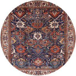 Round Machine Washable Industrial Modern Rosy Pink Rug, wshurb1370