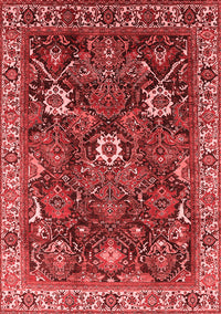 Oriental Red Traditional Rug, urb1370red