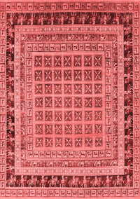 Oriental Red Industrial Rug, urb1371red