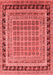 Oriental Red Industrial Area Rugs