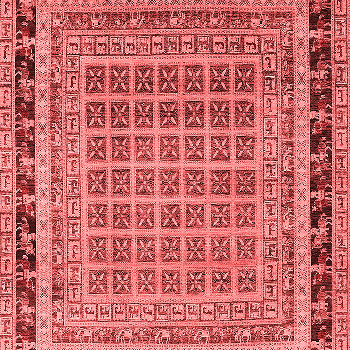 Oriental Red Industrial Area Rugs