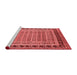 Industrial Red Washable Rugs