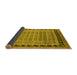 Sideview of Oriental Yellow Industrial Rug, urb1371yw