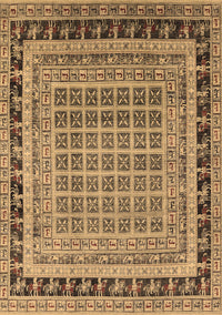 Oriental Brown Industrial Rug, urb1371brn