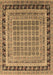 Oriental Brown Industrial Rug, urb1371brn