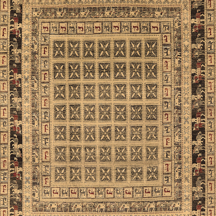 Oriental Brown Industrial Rug, urb1371brn