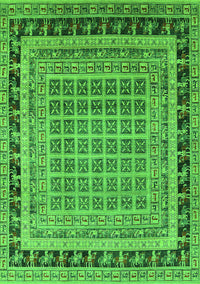 Oriental Green Industrial Rug, urb1371grn