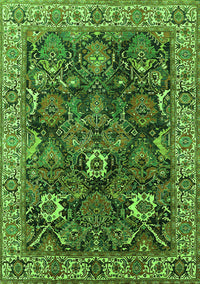 Oriental Green Industrial Rug, urb1372grn