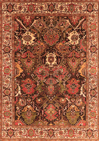 Oriental Orange Industrial Rug, urb1372org