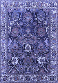 Oriental Blue Industrial Rug, urb1372blu