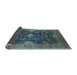 Sideview of Oriental Light Blue Industrial Rug, urb1373lblu