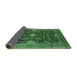 Sideview of Oriental Emerald Green Industrial Rug, urb1373emgrn