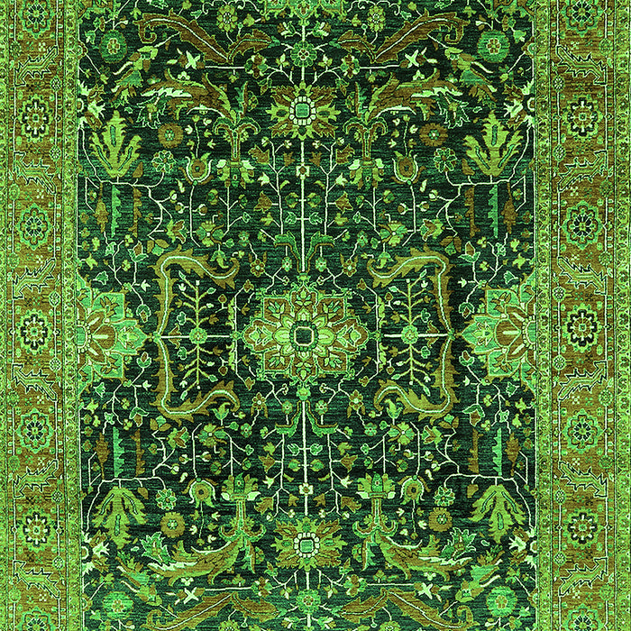 Oriental Green Industrial Rug, urb1373grn