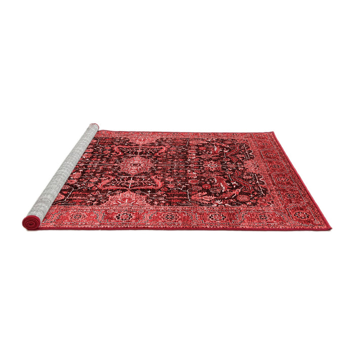 Industrial Red Washable Rugs
