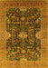 Oriental Yellow Industrial Rug, urb1373yw