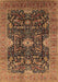 Oriental Brown Industrial Rug, urb1373brn