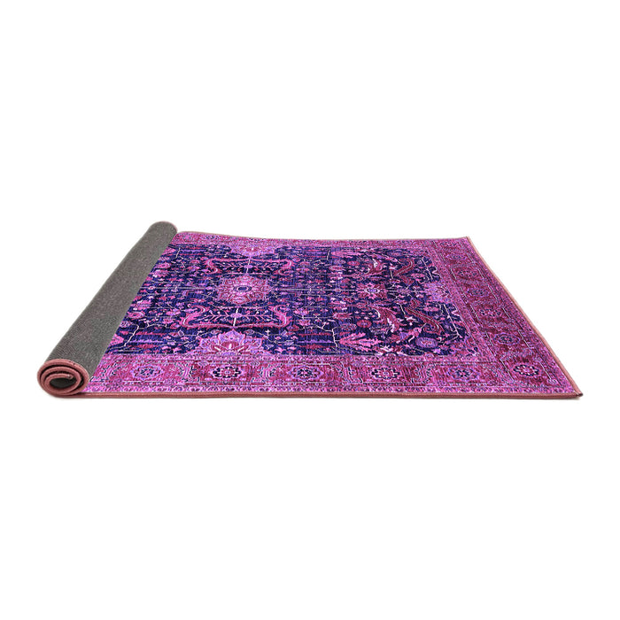 Sideview of Oriental Purple Industrial Rug, urb1373pur