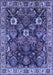 Oriental Blue Traditional Rug, urb1374blu