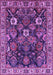 Machine Washable Oriental Purple Traditional Area Rugs, wshurb1374pur