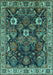 Oriental Turquoise Traditional Rug, urb1374turq