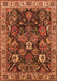 Oriental Orange Traditional Rug, urb1374org