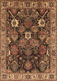 Oriental Brown Traditional Rug, urb1374brn