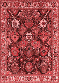 Oriental Red Traditional Rug, urb1374red