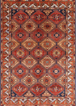 Machine Washable Industrial Modern Tomato Red Rug, wshurb1375