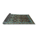 Sideview of Oriental Light Blue Industrial Rug, urb1375lblu