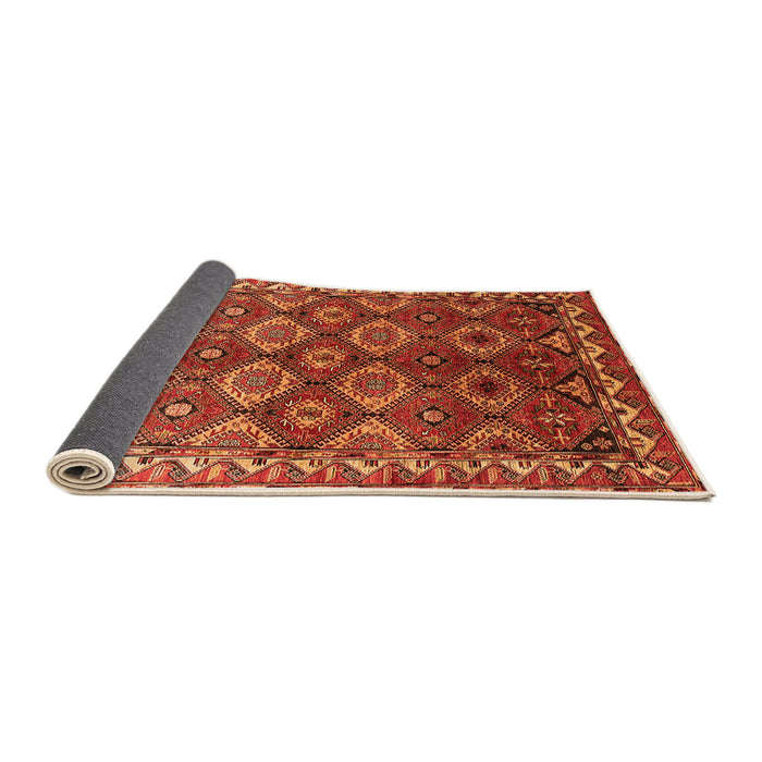Sideview of Oriental Orange Industrial Rug, urb1375org