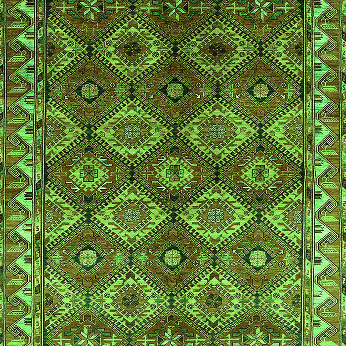Oriental Green Industrial Rug, urb1375grn