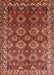 Mid-Century Modern Red Oriental Rug, urb1375