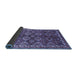 Sideview of Oriental Blue Industrial Rug, urb1375blu