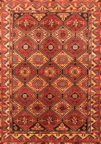 Oriental Orange Industrial Rug, urb1375org