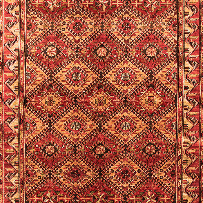 Oriental Orange Industrial Rug, urb1375org