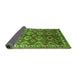 Sideview of Oriental Green Industrial Rug, urb1375grn