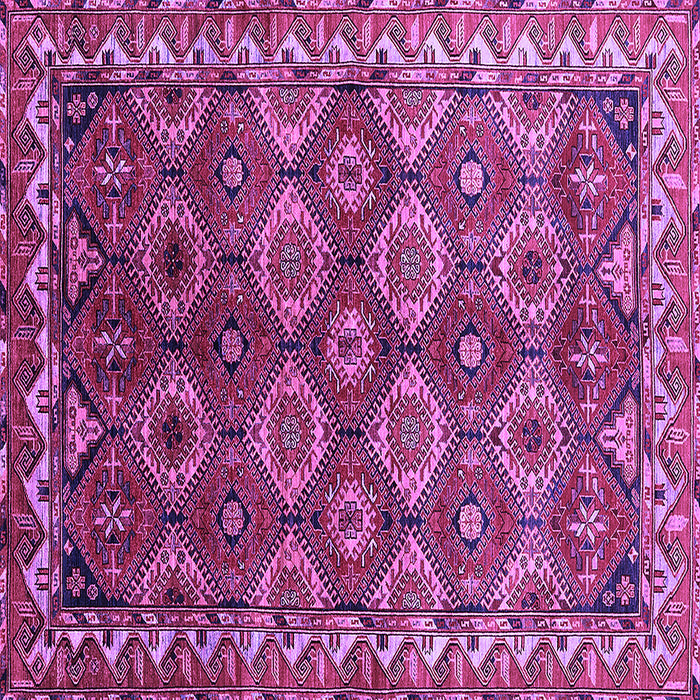 Square Oriental Purple Industrial Rug, urb1375pur