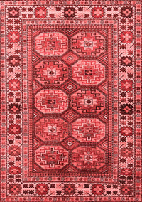 Oriental Red Industrial Rug, urb1376red