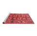 Industrial Red Washable Rugs